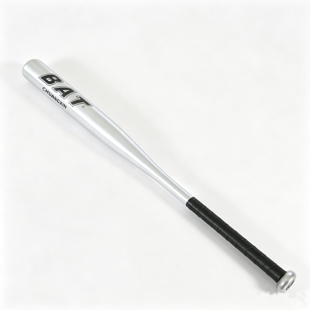 EDMONDO Honkbalknuppel - Honkbal Knuppel - Aluminium - 86 cm - Zilver/Zwart