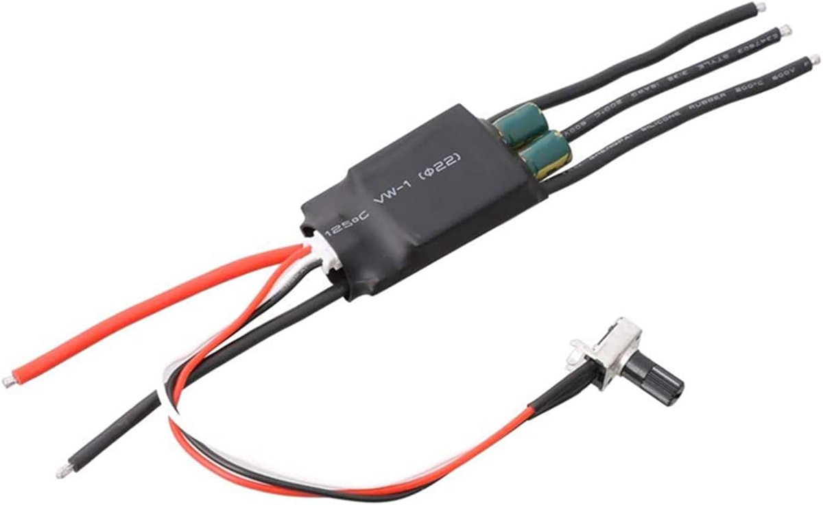 DC 7-24V 200W BLDC 3 Phase Brushless ESC Motor Driver Hallless DC Motor Drive Board Speed Controller Regulator with - ShopVlot