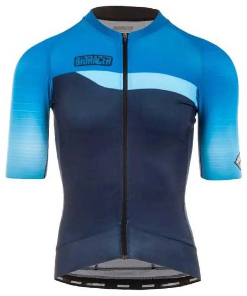 Bioracer Epic Korte Mouw Wielertrui Blauw XL Man