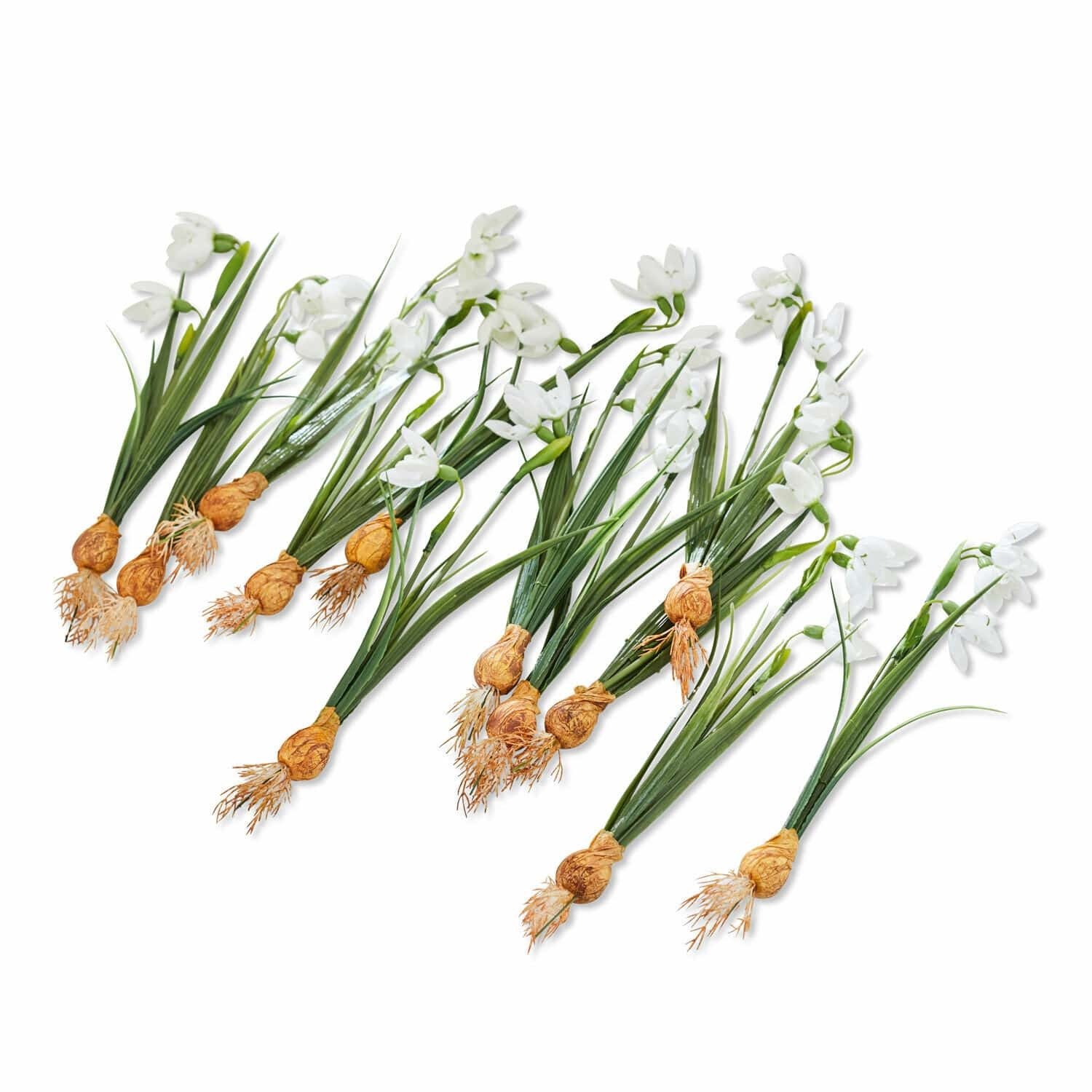Loberon Sierbloem set van 12 Willmare wit/groen