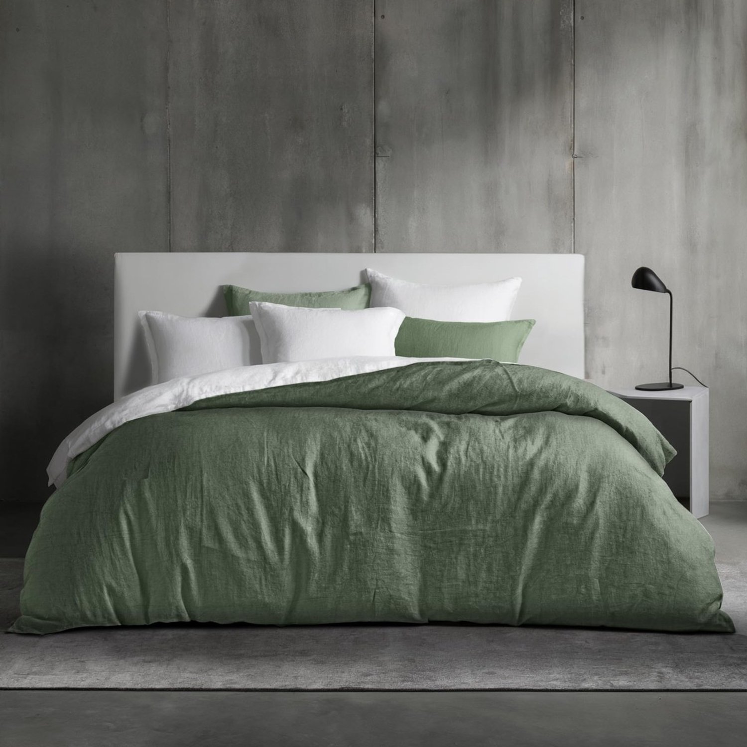 Duraxl Dekbedovertrekset - 200 x 200 cm - 100% katoen - Groen