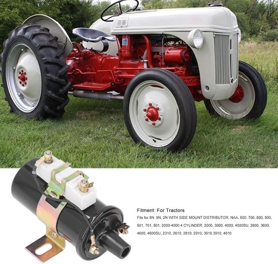 Vervangingsontsteking voor 6 Volt of 12 Volt Puller Elektrische Motor voor 8N 9N 2N 600 700 800+ - Betrouwbare Ontstekingsspoel voor Landbouwmachines en Tuintractoren — afbeelding 5