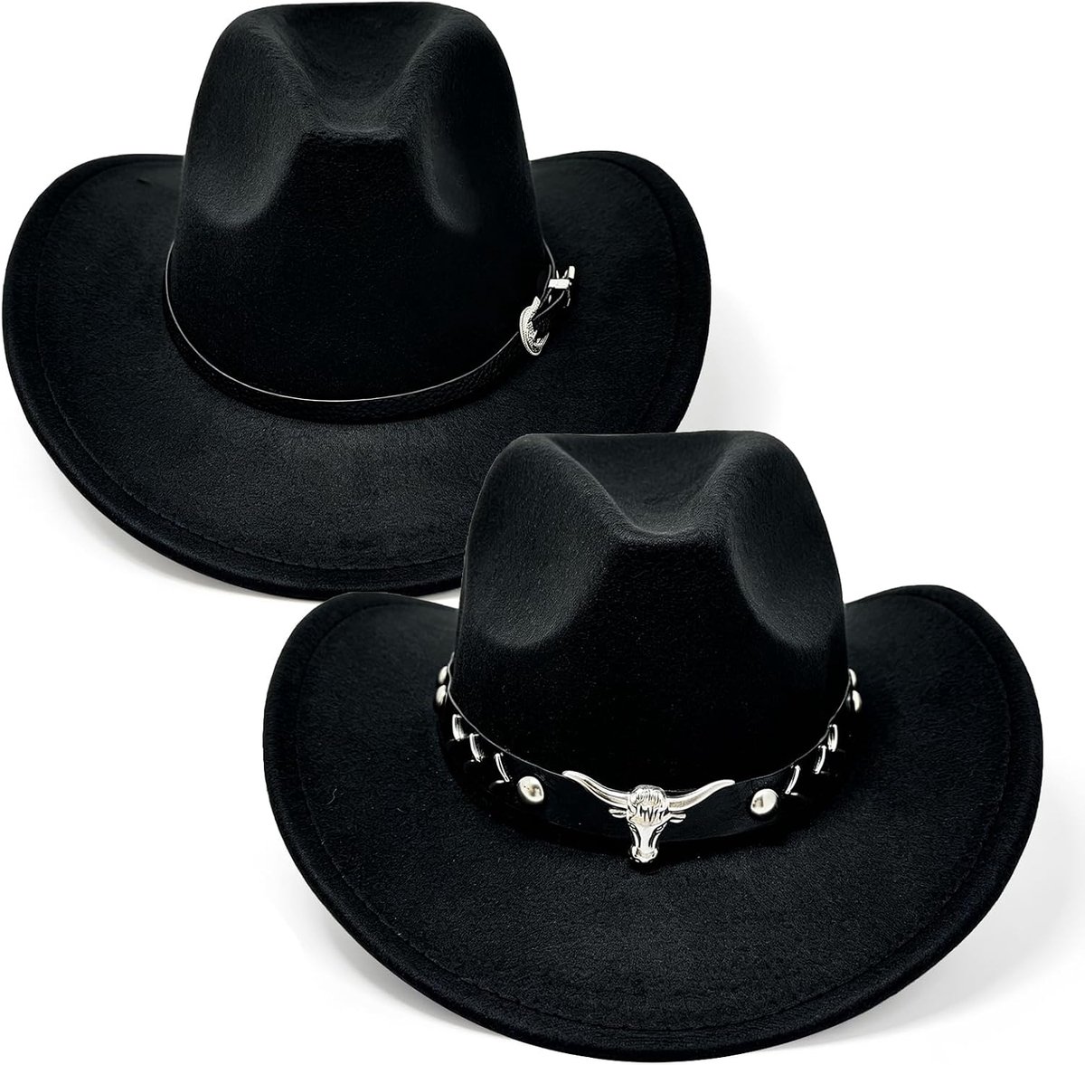 Cowboyhoedenset, Vilt, Westerse Stijl, Unisex
