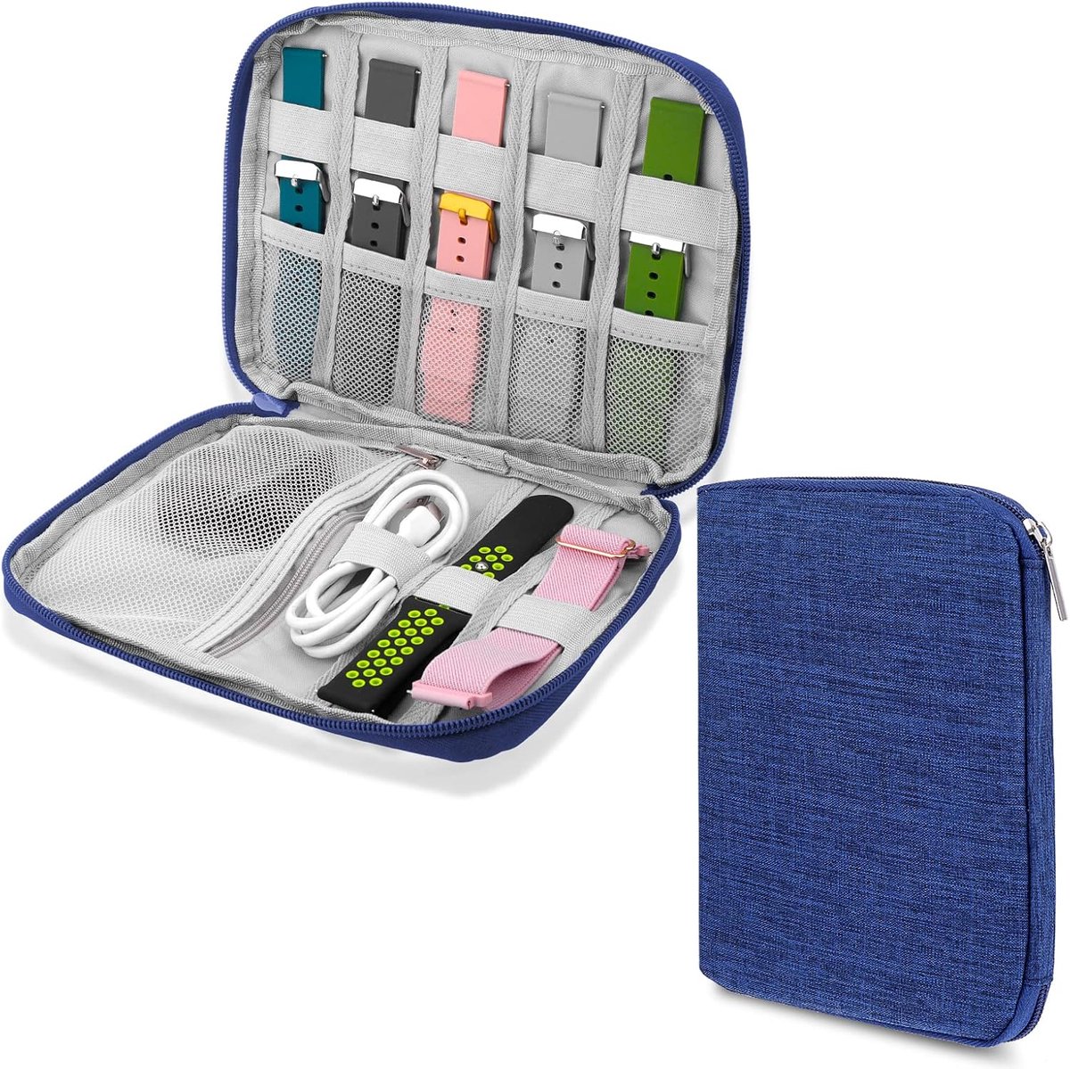 Horlogeband Organizer Tas - Waterdichte Horlogeband Houder - Opbergtas voor Tot 12 Horlogebanden - ShopVlot