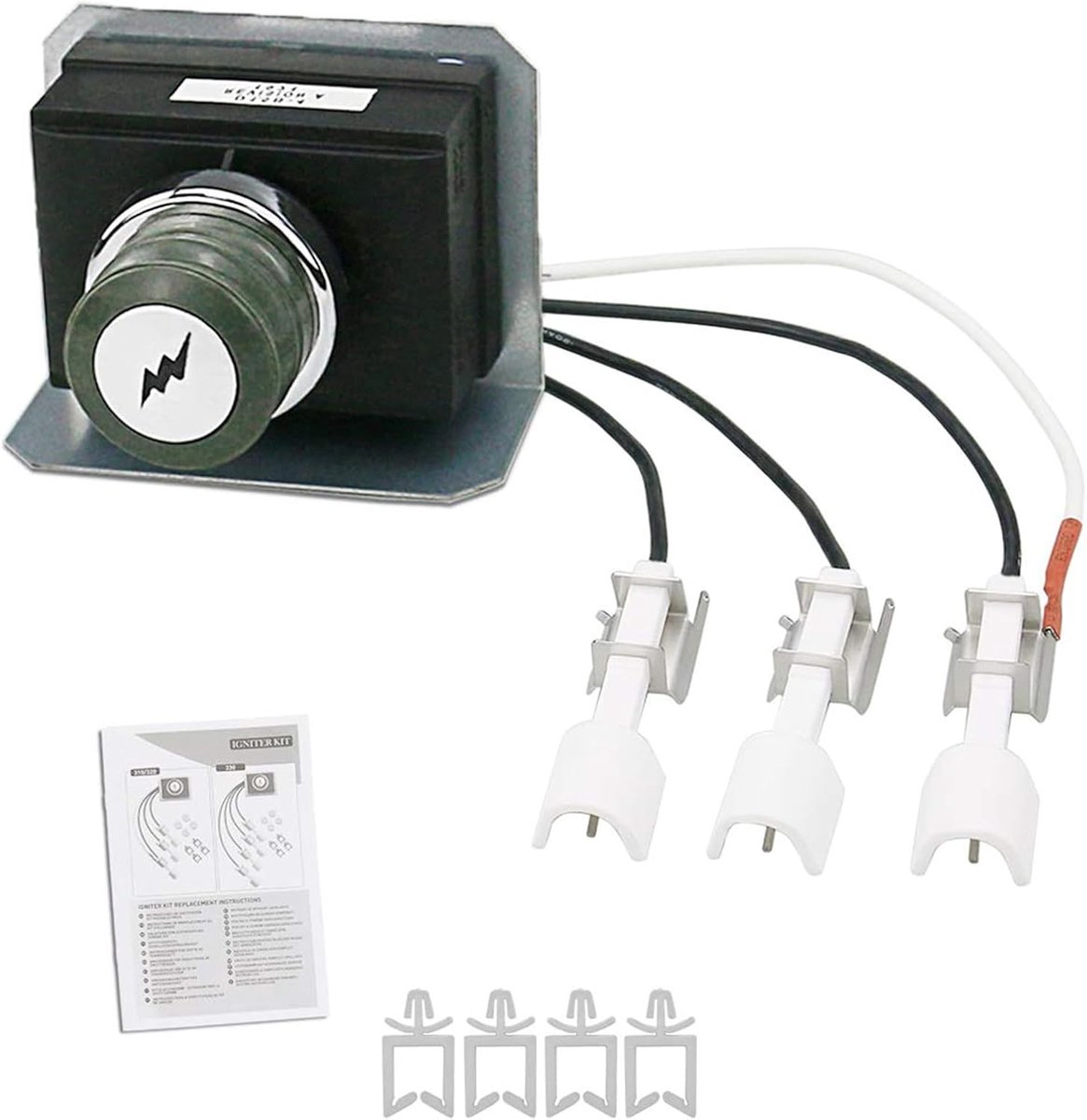 Gasgrill ontstekingsset voor Weber Genesis 300 310 320 - Elektronische ontsteking - Perfecte pasvorm - ShopVlot
