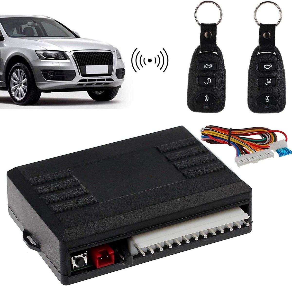 AUTOUTLET Centralisation Car Universal Remote Lock Car Key Lock Lock System Lock and Unlock with 2 Remote Controls - ShopVlot