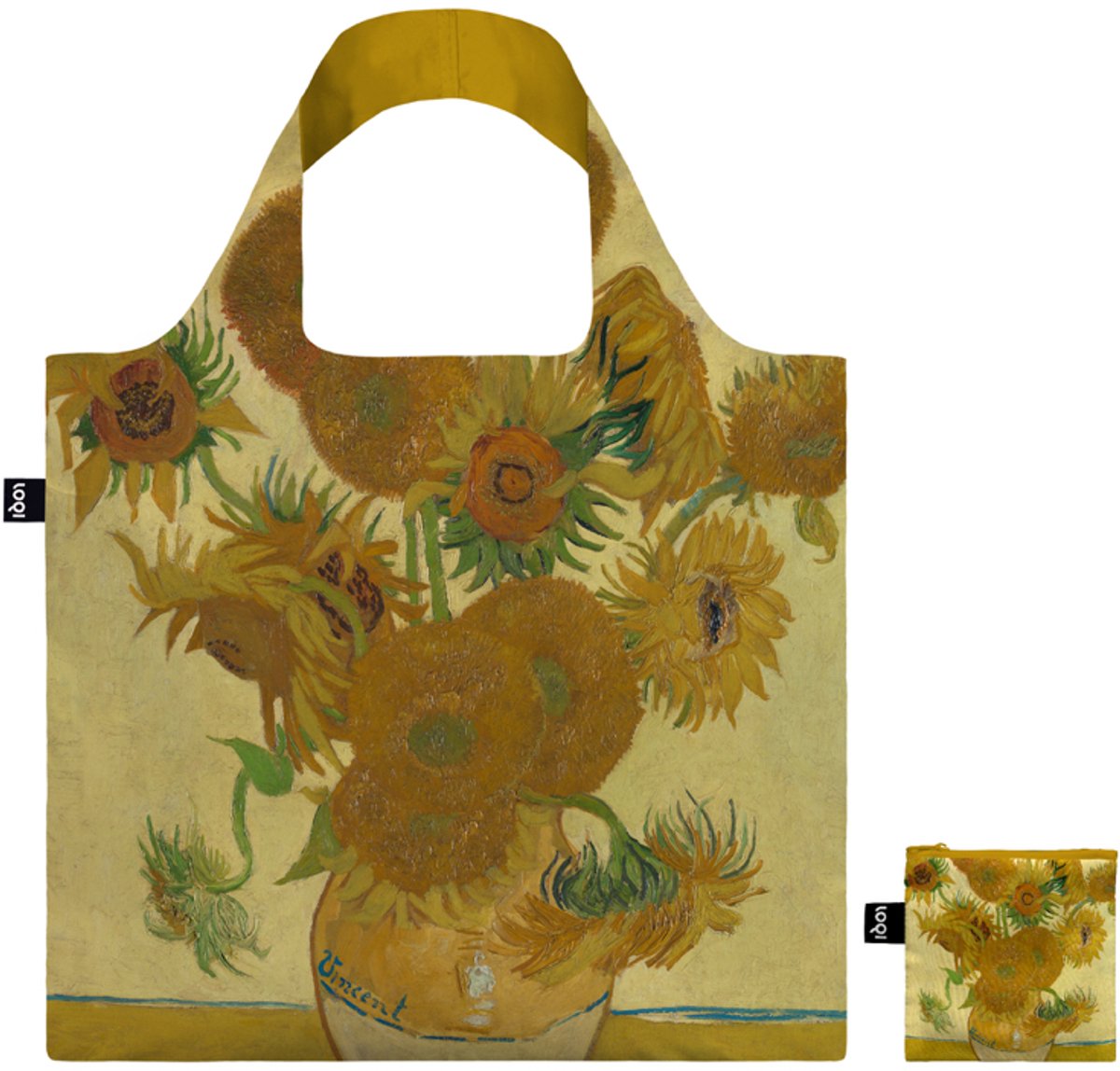 LOQI Bag Large - Sunflowers CiCLO