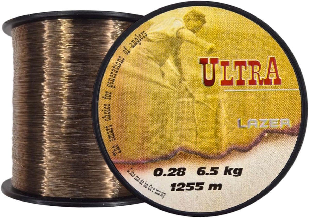Ultra Carp monofil fishing line 1250m DIA 0.28mm test 6.5kg carp fishing line - carp fishing - basic fishing - ShopVlot
