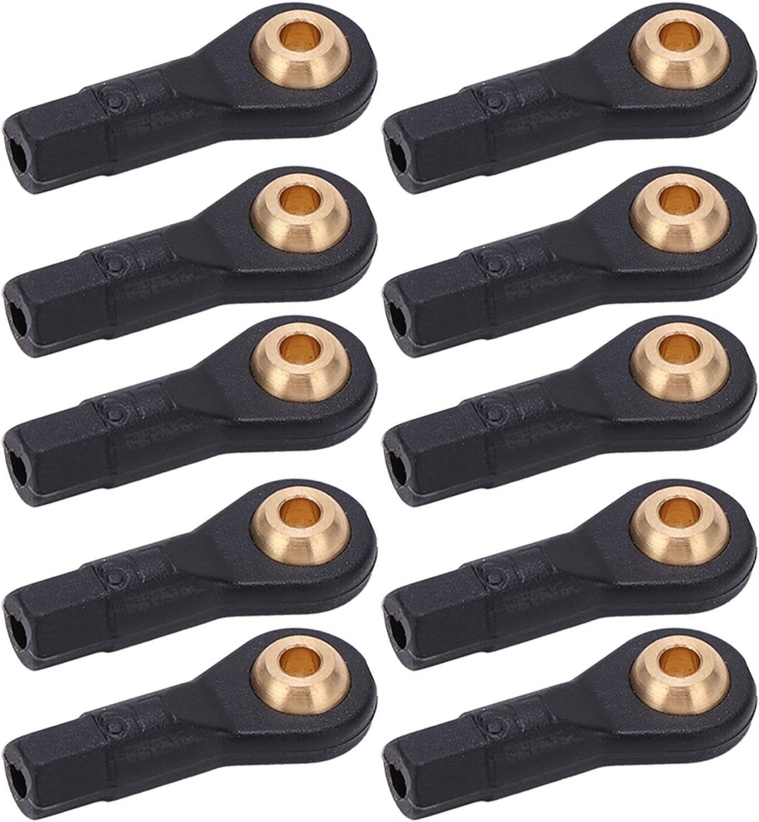 RC tie rod ball heads 10 stuks M2 - ball joints voor 1:10 en 1:12 - stabiliteit en flexibiliteit - ShopVlot