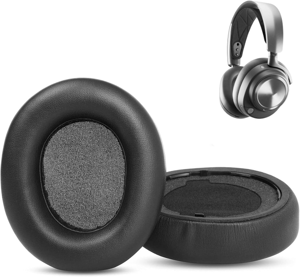 Ear Pads Compatible with Steelseries Arctis Nova Pro Wireless Headphones, Ear Pads Replacements with Softer Protein - ShopVlot