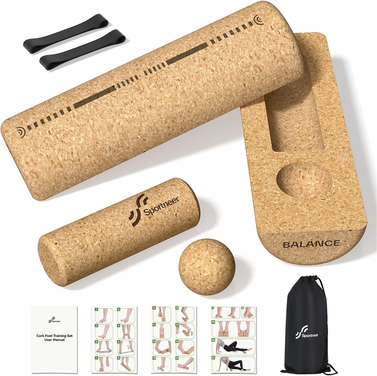 Balance Board voor Verbeterde Voetfunctie - Ideaal voor Evenwicht, Stabiliteit en Fitness Training
