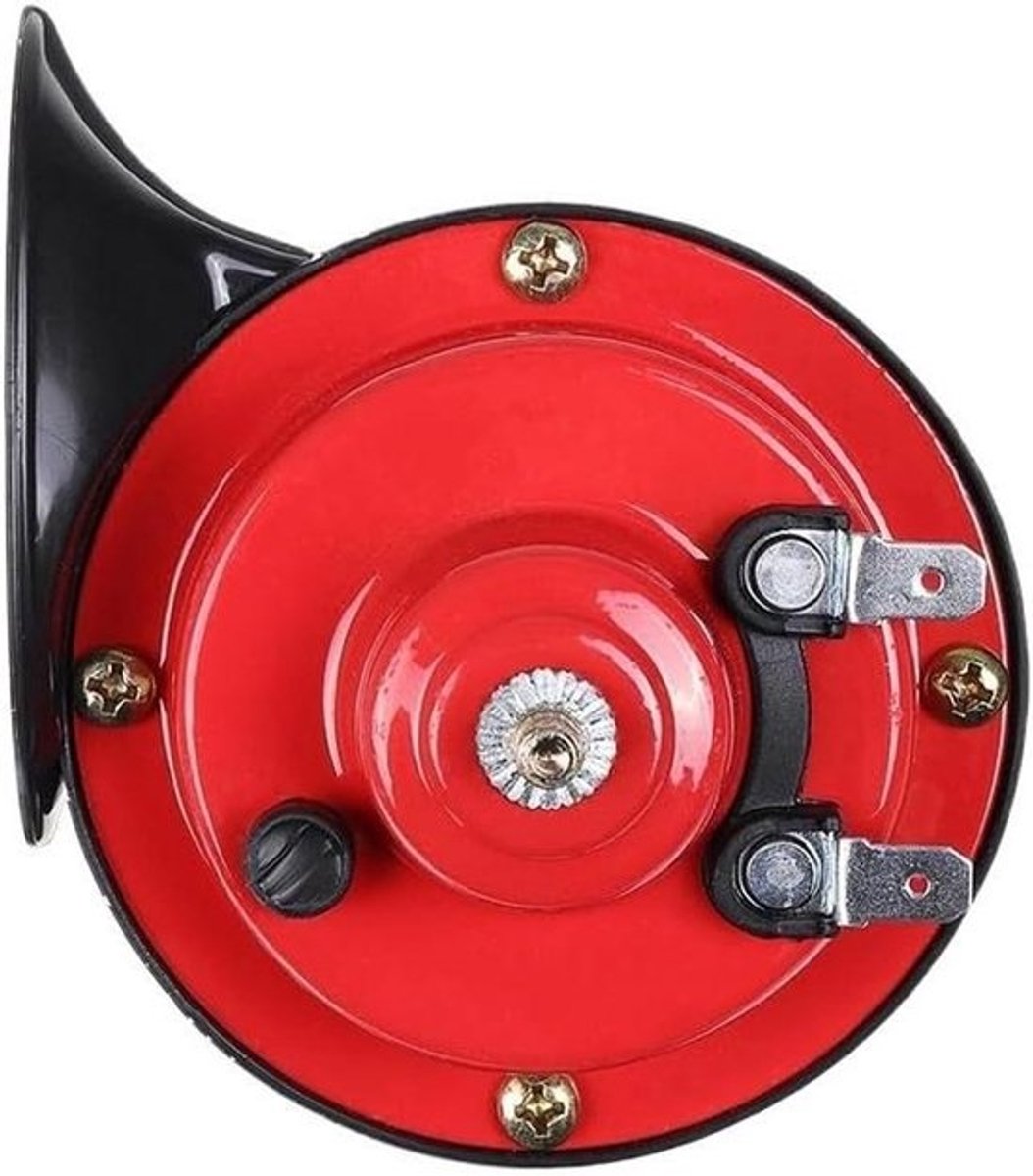 Stemversterker - Luid geluidssignaal - Voor voertuigsignalering - 300 dB-geluid - 12 V - Rood
