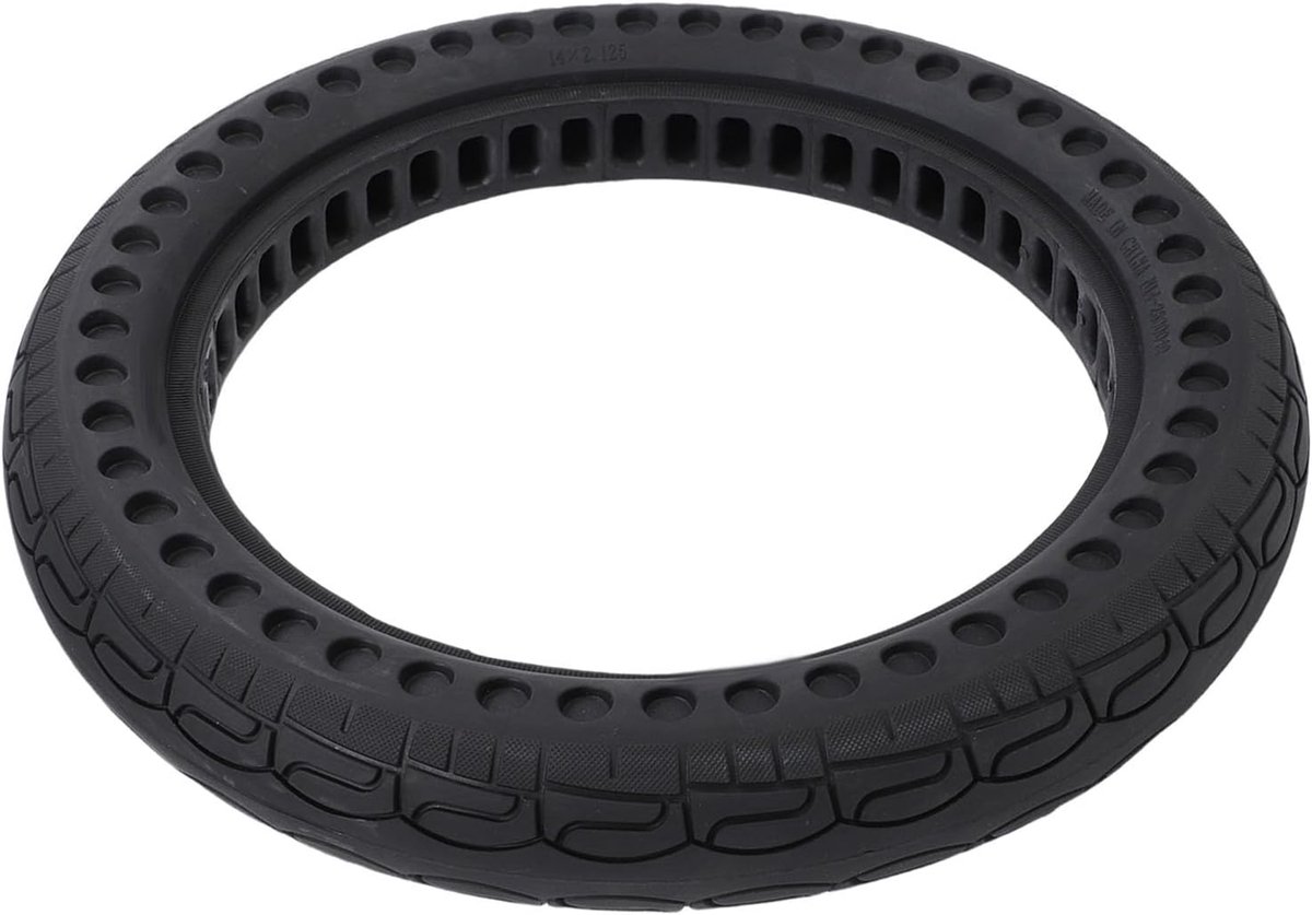 Elektrische Fiets Massieve Band 14x2.125 Airless Explosieveilig Lekbestendig Anti-lek Tubeless Fietsband voor Vervanging van Elektrische Scooters Duurzaam Natuurrubber 14 Inch