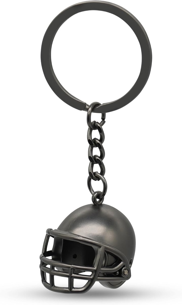 40YARDS American Football Sleutelhanger | Minihelm 3D | Metaal