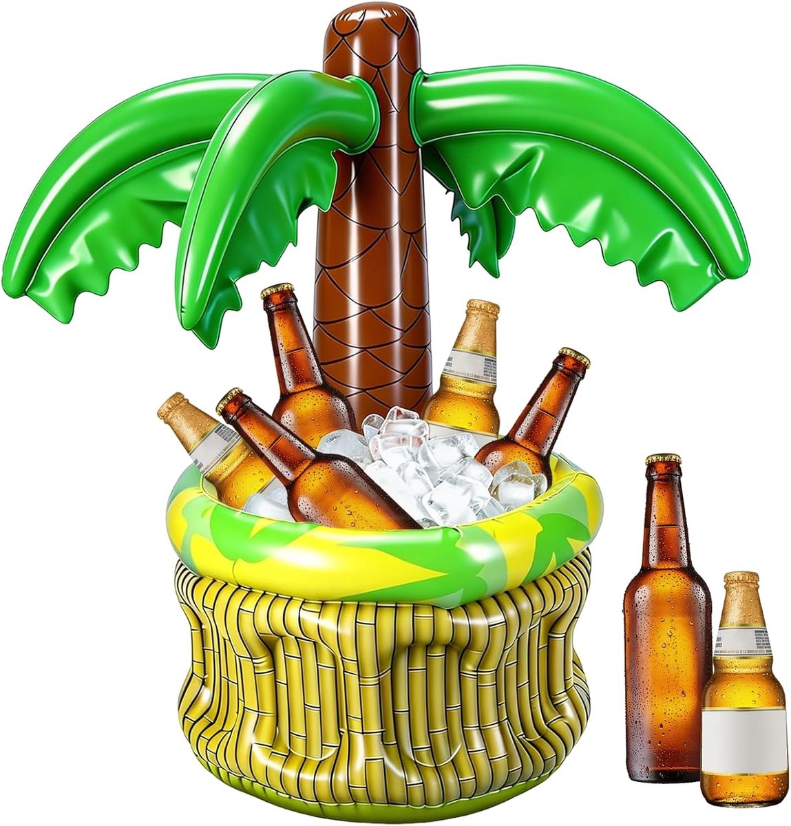 Opblaasbare ijsemmer cactus, 68 cm, opblaasbare palmboom, drankkoeler, feestaccessoires, partykoeler, strandfeest - ShopVlot