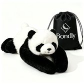Bondly Verzwaringsknuffel Panda - 65cm/2kg - Verzwaarde Knuffel - Softskin Friendly - Voor Kinderen & Volwassenen - Weighted Plush Anxiety - Sensorisch Speelgoed