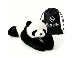 Bondly Verzwaringsknuffel Panda - 65cm/2kg - Verzwaarde Knuffel - Softskin Friendly - Voor Kinderen & Volwassenen - Weighted Plush Anxiety - Sensorisch Speelgoed