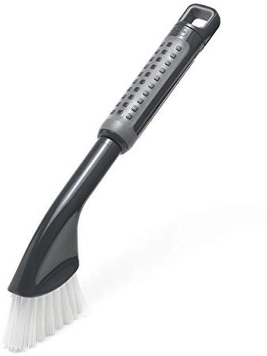 Tegel- en voegenreinigingsborstel - Met ComfiGrip-handvat - Metallic grafiet - 27 cm