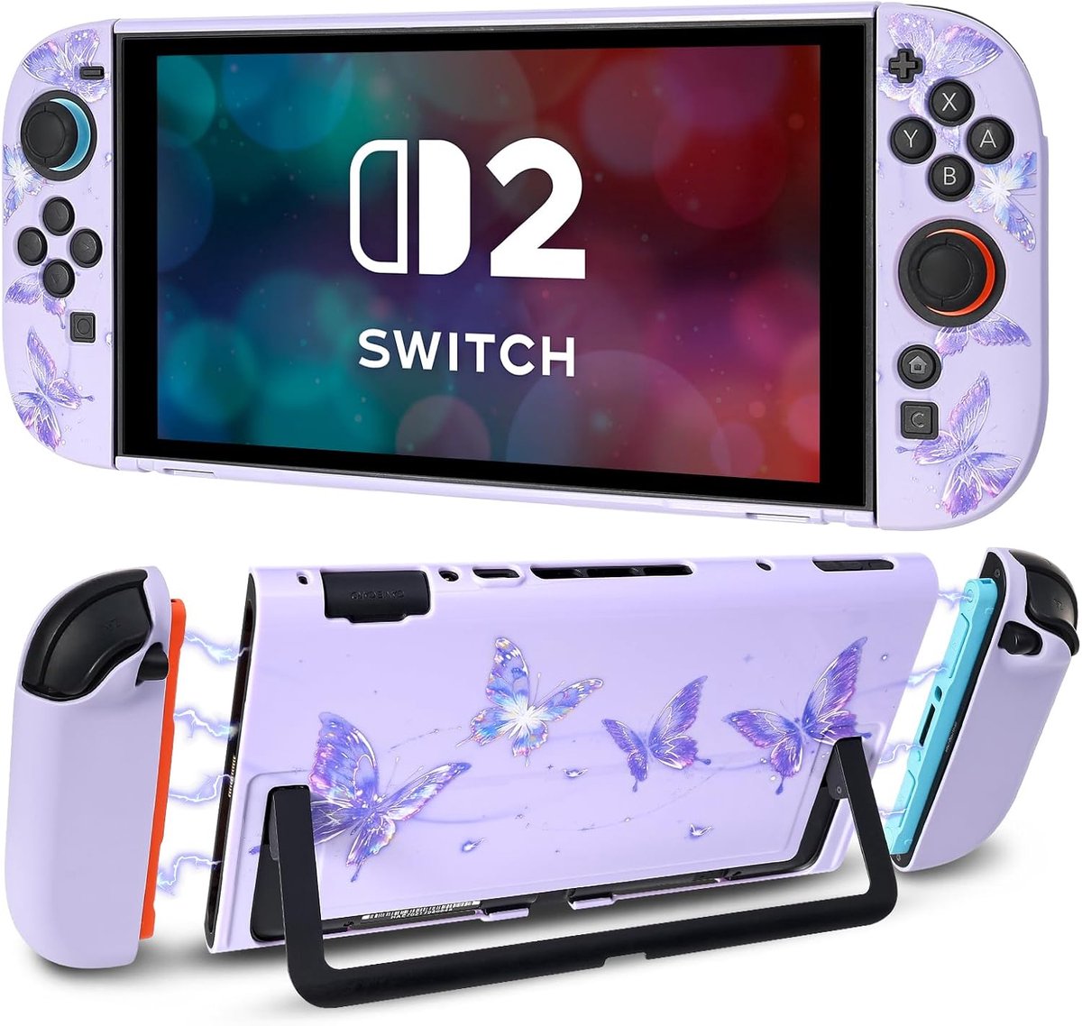 DLseego Switch 2 2025 Protective Case, Hard PC Protective Case, Thin Shockproof Scratch-Resistant Compatible with - ShopVlot