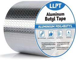 LLPT Aluminum Butyl Tape - 10cm x 5m - Waterproof Leak Sealing Tape - ShopVlot