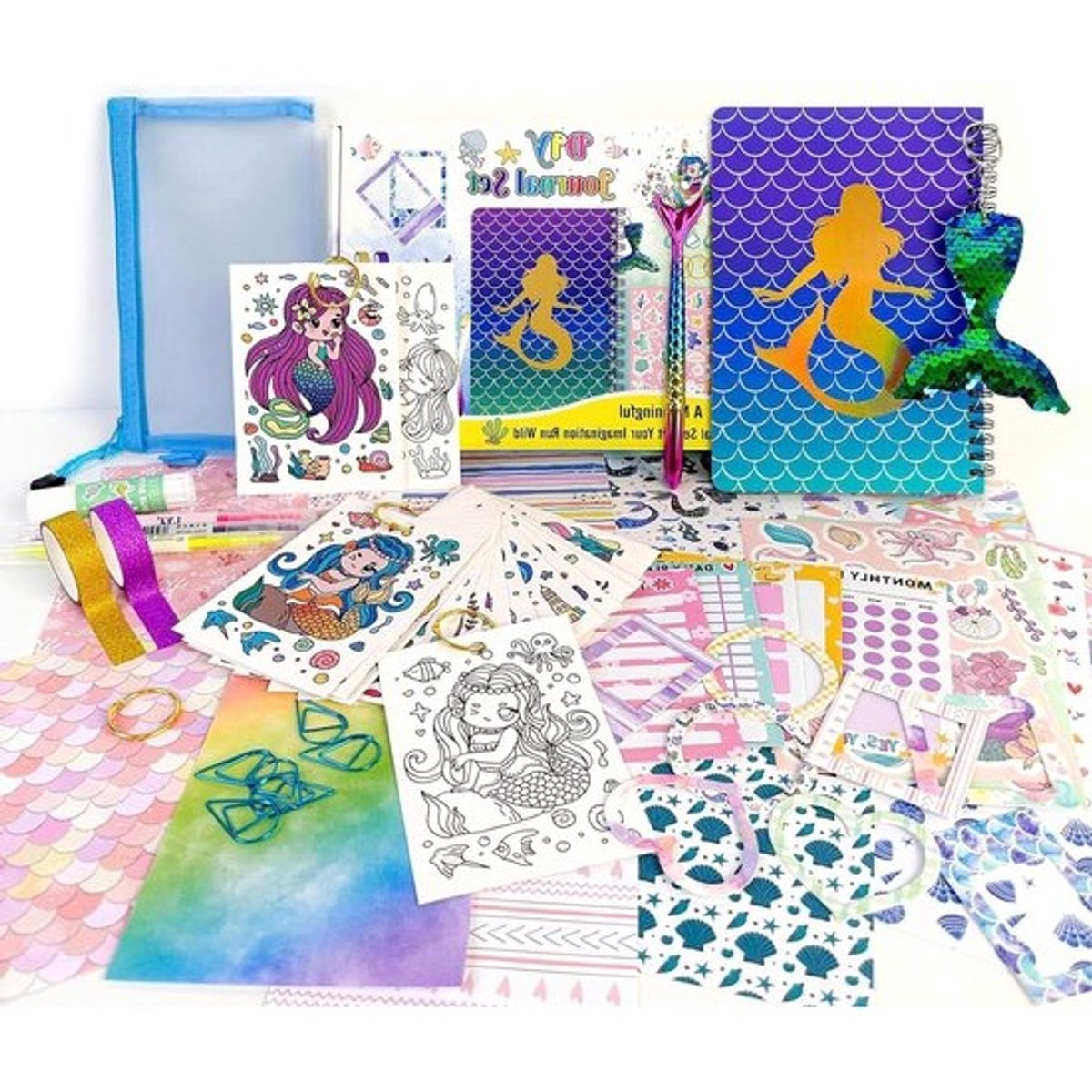 Creatieve DIY Journal Kit - Scrapbooking en dagboekbenodigdheden voor meisjes van 8-14 jaar