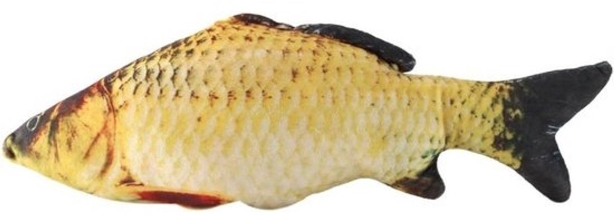 Realistisch viskussen - zacht uitgevoerd - Karperpluchekussen - 40 cm - Knuffeldier - als speelgoed