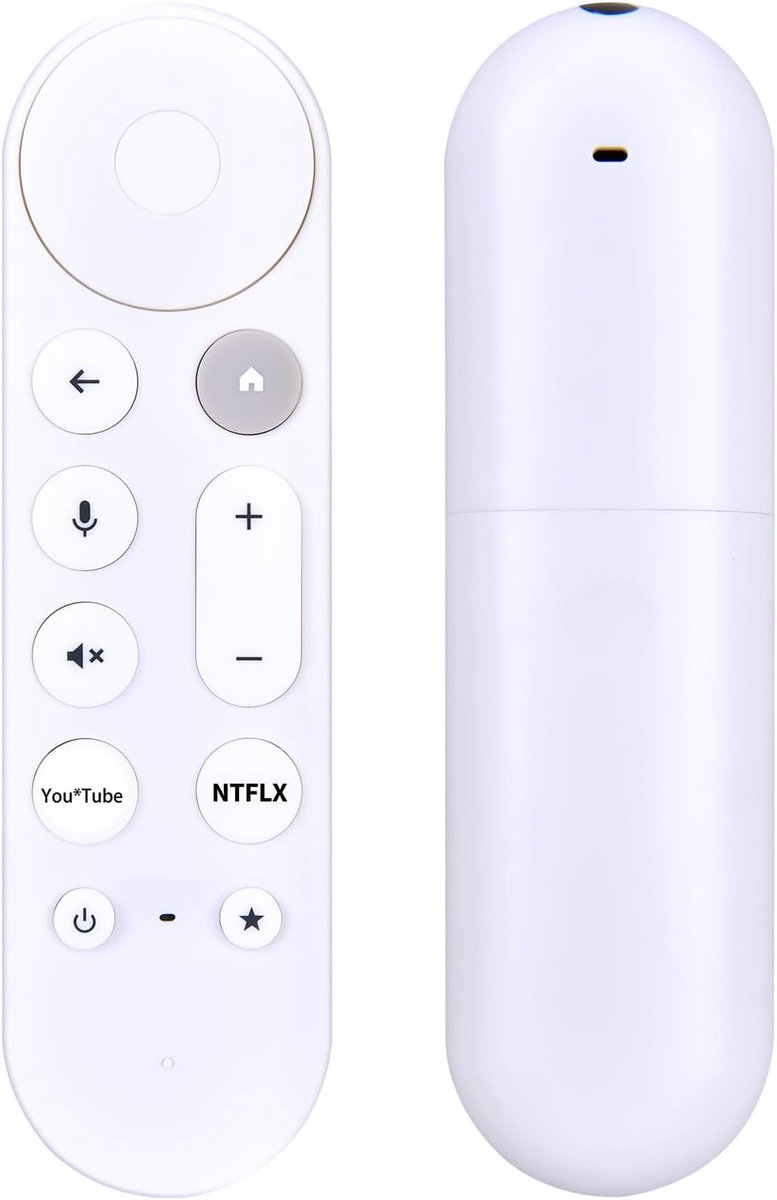 Vervangende spraakafstandsbediening voor Google TV Streamer 4K GRS6B GY3LE (spraak)