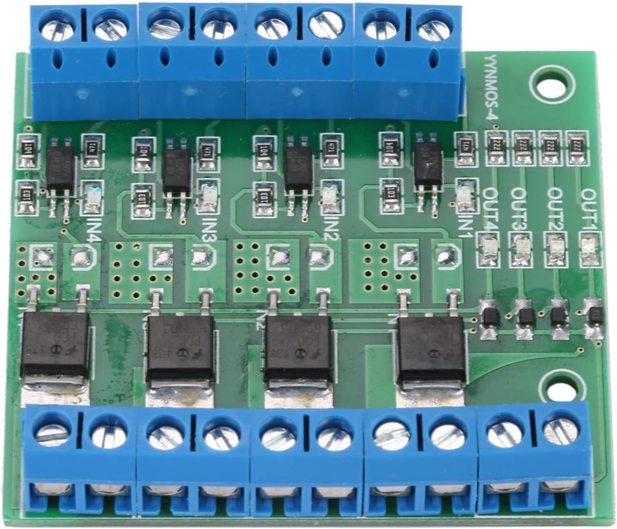 Mosfet Board PWM 4 Kanaals PLC Versterker Printplaat 3-20 V Tot 3.7-27VDC 10A Driver Module MOS FET Module