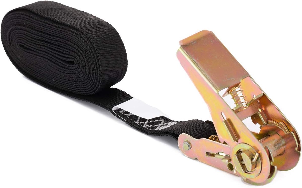 Robust Lashing Straps, 3.6 m x 2.5 cm, 826 kg Break Resistance, Adjustable Lashing Straps for Lawn Equipment, Kayak - ShopVlot
