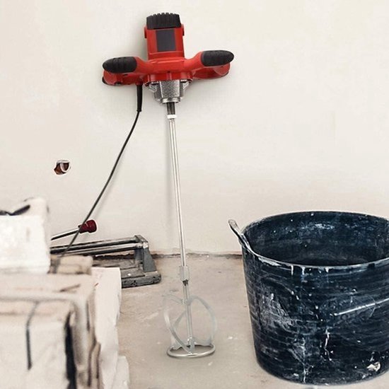 Mengmachine 1500W met 6 snelheden voor verf, cement en mortel — afbeelding 3