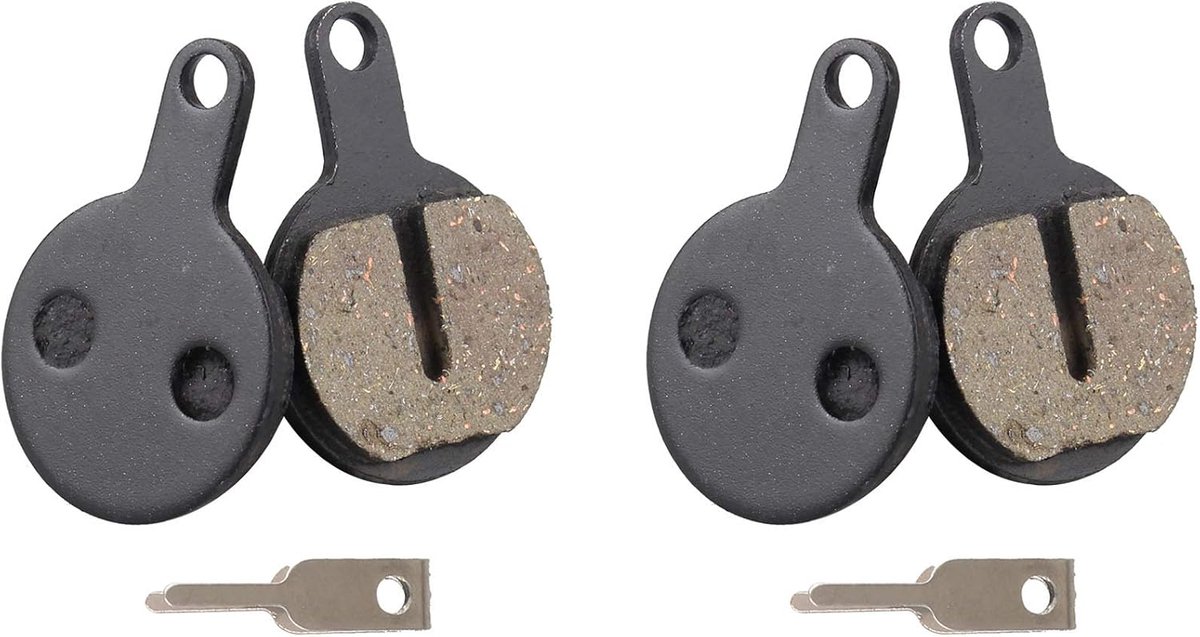 2 paar hars en semi-metallic fiets schijf remblokken reparatie vervanging compatibel met Tektro Iox Lyra Novela