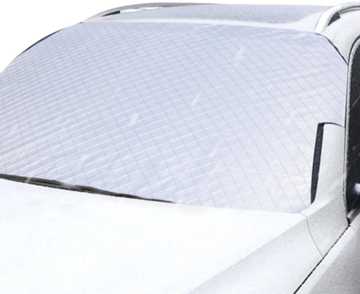 Voorruitafdekking voor de auto, 140 x 101,5 cm, voorruitafdekking, vorstbescherming, magnetische voorruitafdekking voor de meeste voertuigen, voorruitafdekking voor de auto