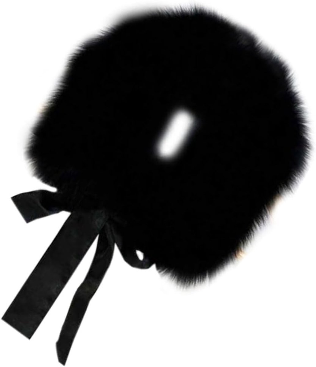 1 stuk bontkraag kunstbont vossenbont kraag bont sjaal kunstbont kraag sjaal kunstbont nekwarmer fauxvos bontkraag pluizige pluche sjaal bruidsstola kunstbont