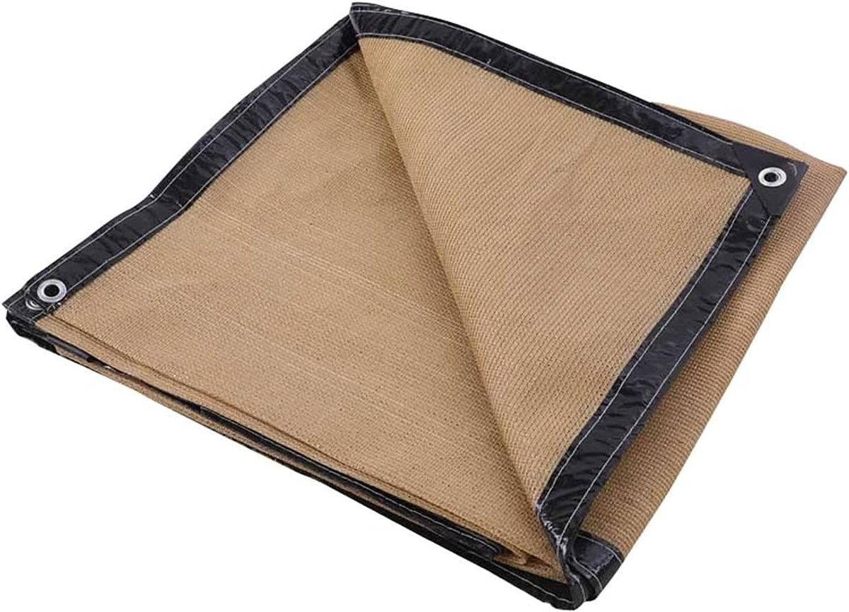 Shade Resistant Cloth Net met doorvoertule voor buiten Tuin Bloem Plant Kas Zonnezeil Polyester Block Weer Duurzaam Perfect Patio Yard Achtertuin,2M*6M