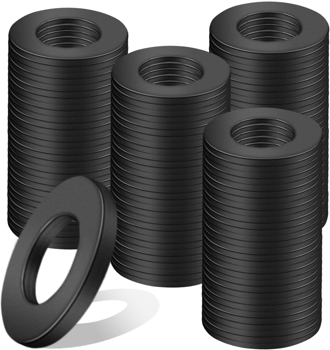 Platte Ringen 120 Stuks Metalen Afdichtingsring voor Schroeven Bouten Draadstang Huishoudelijke Reparatie