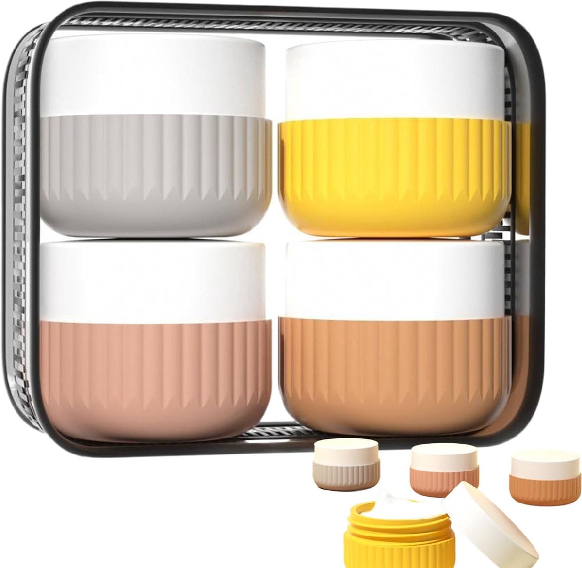 Toiletartikel Verpakkingen Herbruikbare Siliconen Reiscontainers 4