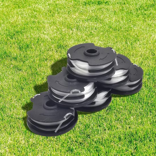 Vervangspoel voor draadtrimmer, 8.2m 0.3cm, geschikt voor draadtrimmers, grasmaaiers en tuinonderhoud (6 spoelen) — afbeelding 4