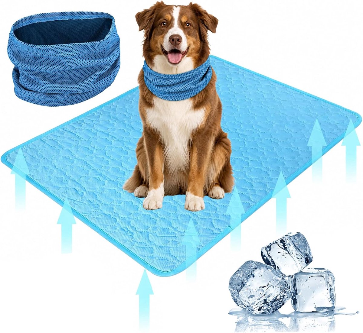 Koelhalsband,Koelmat voor Honden en Katten,Zelfkoelend,Koeldeken Honden