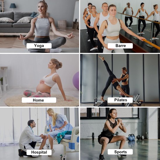 Dailygoods- Yogasokken antislip - Antislipsokken met noppen - Sneakersokken - 3 paar - Geschikt voor yoga/pilates - Verbeterde stabiliteit van Dailygoods — afbeelding 2