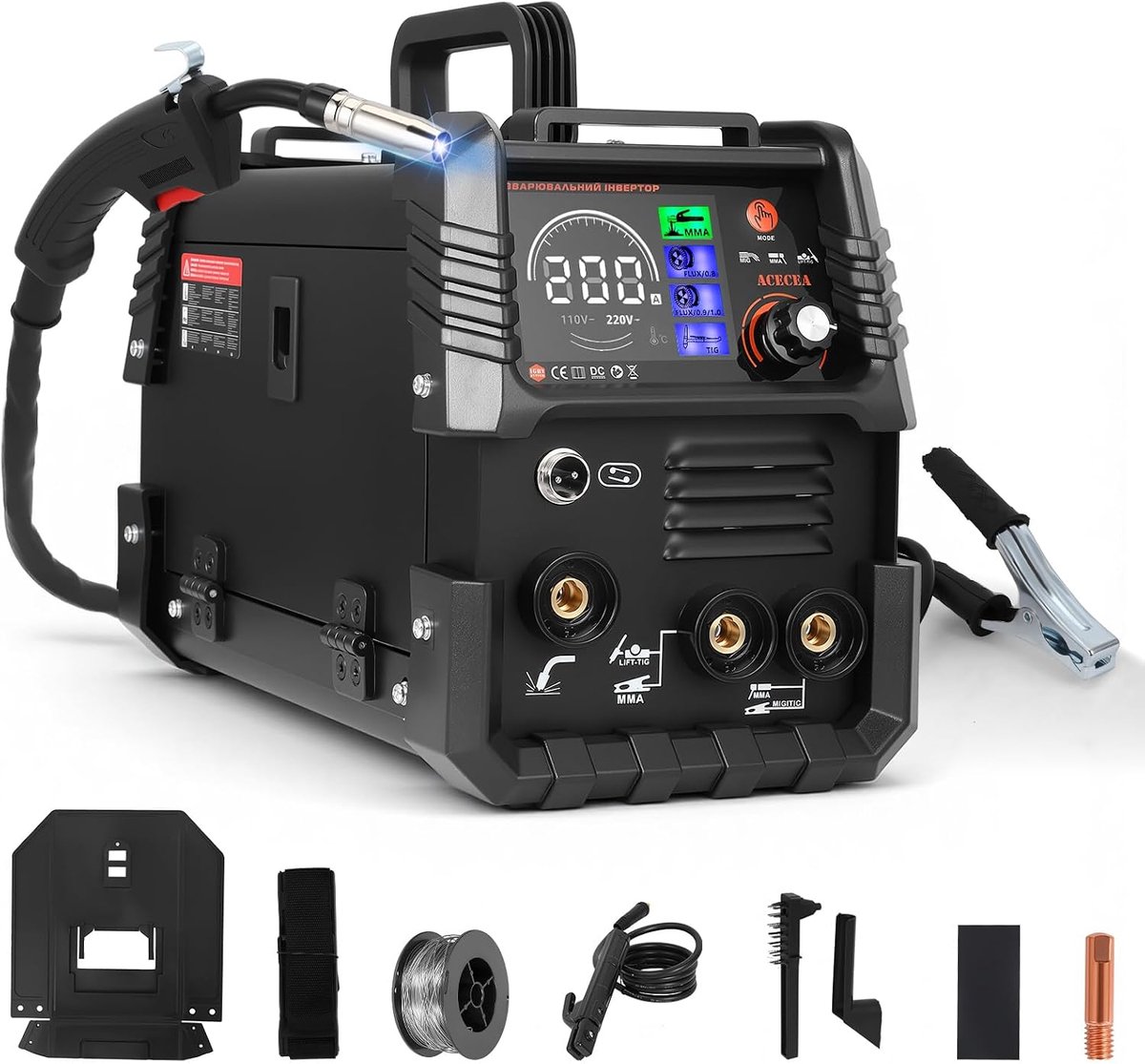 Soldering Station Filled Wire Without Gas 120 A 220 V Systematic Soldering Station 3-in-1 (FLUX, Lift-TIG, MMA/ARC) - ShopVlot