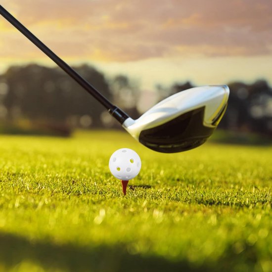 28 Stuks Golfballen voor Oefeningen, Lichte Kunststof Hollow Ballen voor Thuis en Buiten, Ideaal voor Swingtraining en Golfspelletjes — afbeelding 4