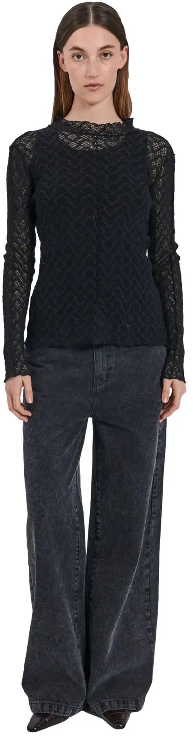 Vrouwenblouse Norr Rosalina Zwart