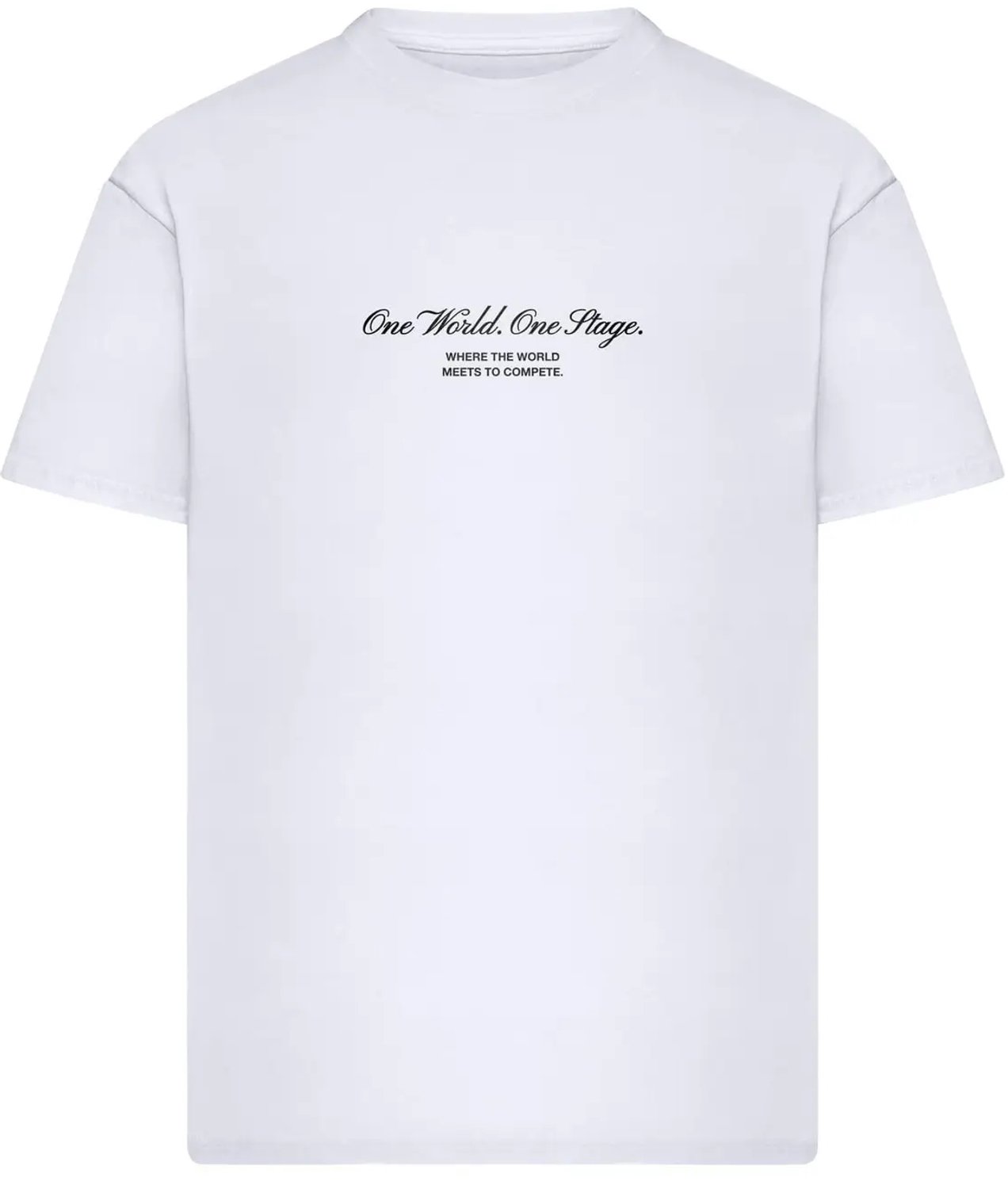 Oversized T-shirt Mister Tee One World One Stage Wit