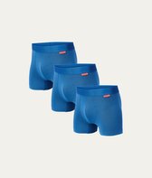 Undiemeister Boxershorts Heren - 3-Pack - Naadloos Ondergoed - Onderbroeken - Tencel - Iced Glacier (IJsblauw) - Maat L