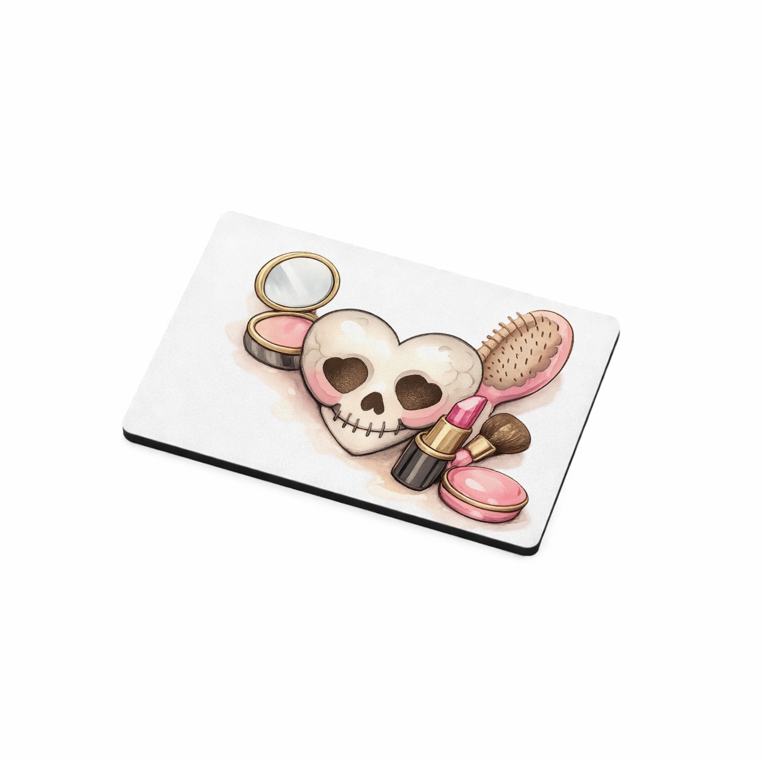 Mr Cadeautjes MDF magnetische fotolijst 7,5 x 5 - design Beauty-items in een retro salonsetting met een ondeugende tw | cadeau Wit