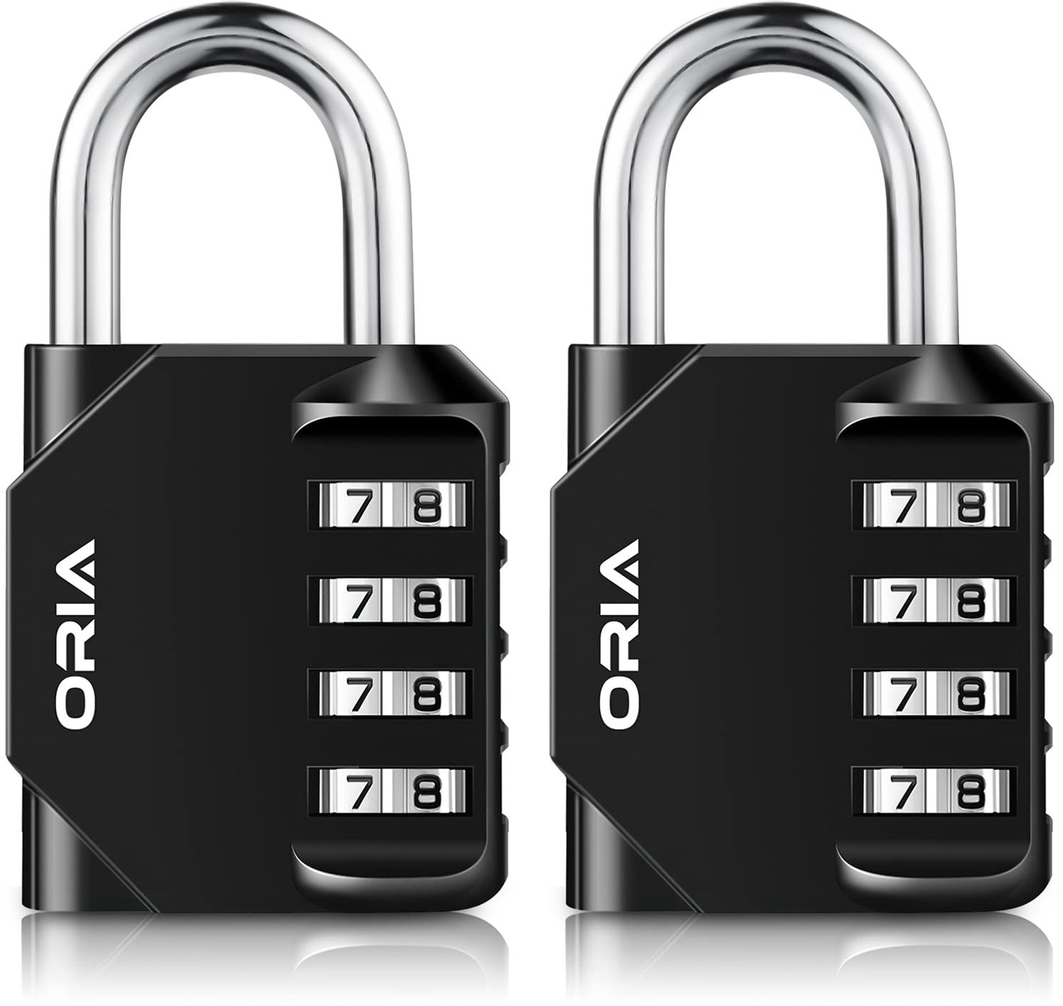 2-Pack 4-Cijfer Combinatieslot voor Extra Beveiliging
