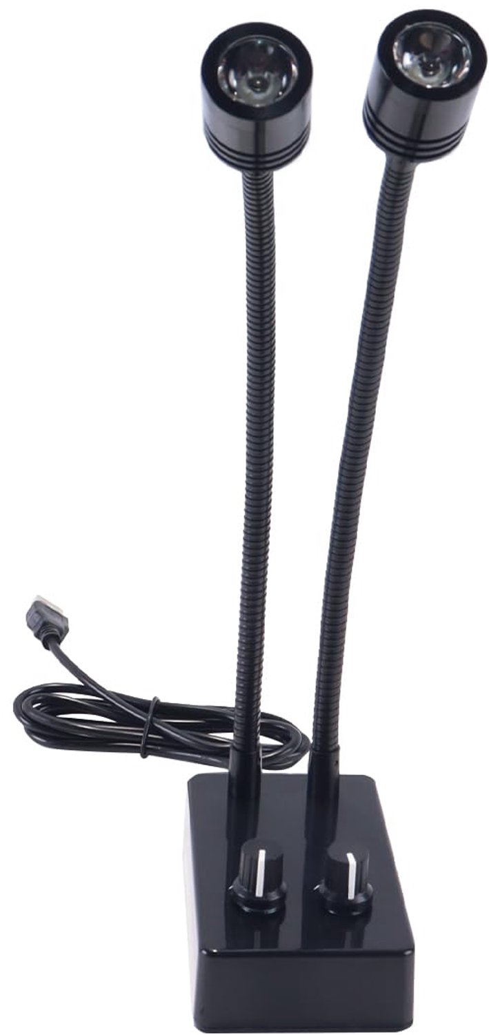 Microscooplamp met Dubbele Flexibele Hals