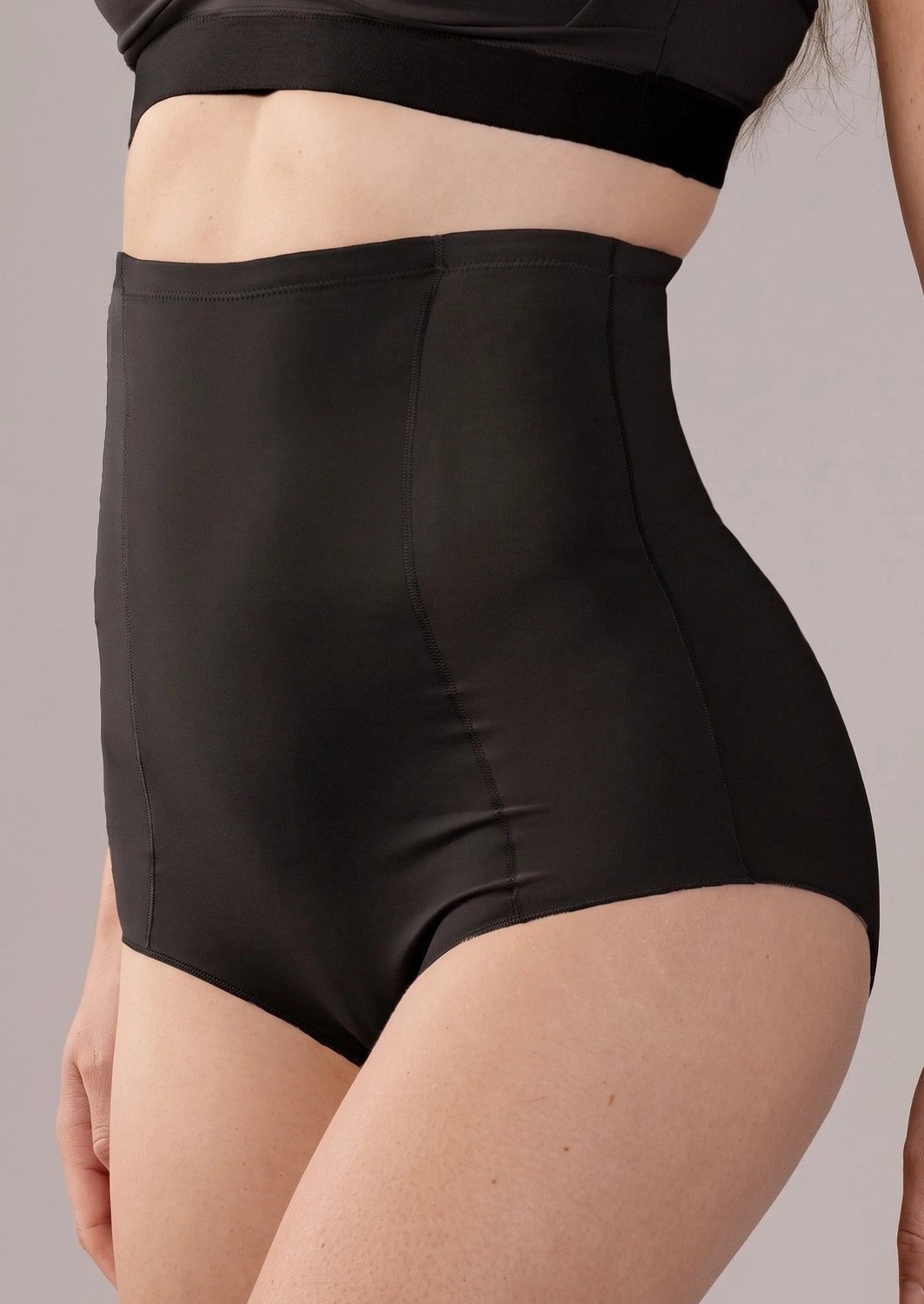 Nina von C. Nina von C Hoge buik corrigerende slip - (High Waist) - Katoenen shapewear slip - 36 - Zwart