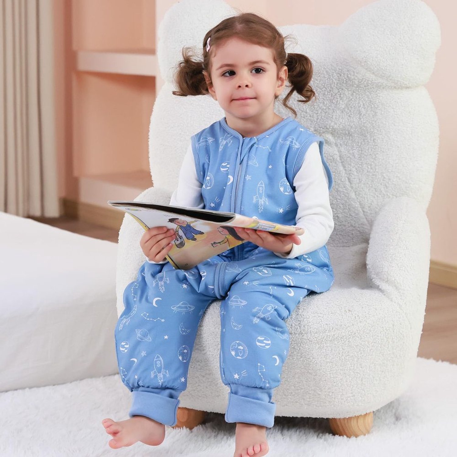 Baby Slaapzak met Voeten van Super Zacht Bamboe