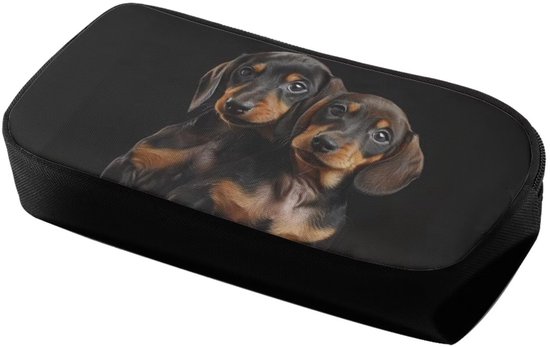 Grote Zipper Pencil Case voor Kinderen en Tieners met Dierenontwerp — afbeelding 2